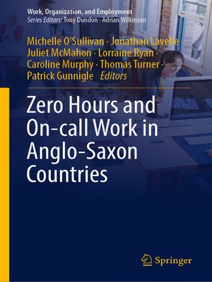 cover image of Zero Hours and On-call Work in Anglo-Saxon Countries